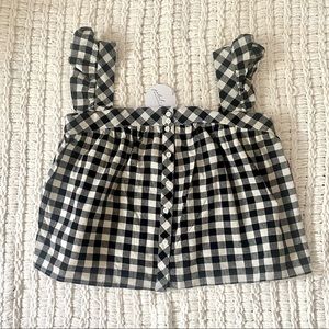 NWT- Petal and Pup Gingham Crop